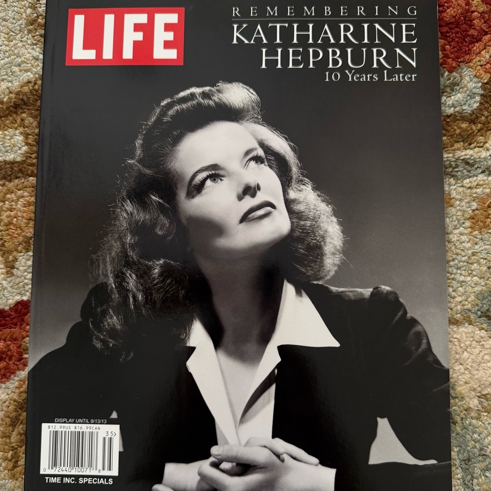 LIFE Magazine - Remembering Katharine Hepburn (Black & White Cover) 2013